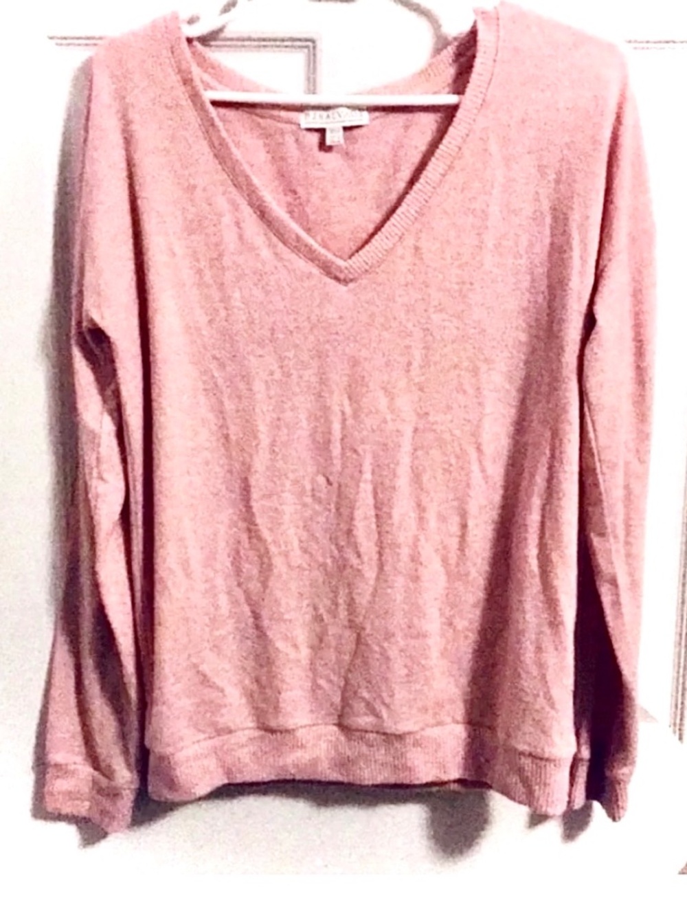 P.J. SALVAGE Super Soft Sweater, Baby Blush Pink Small, EUC (PM-33)